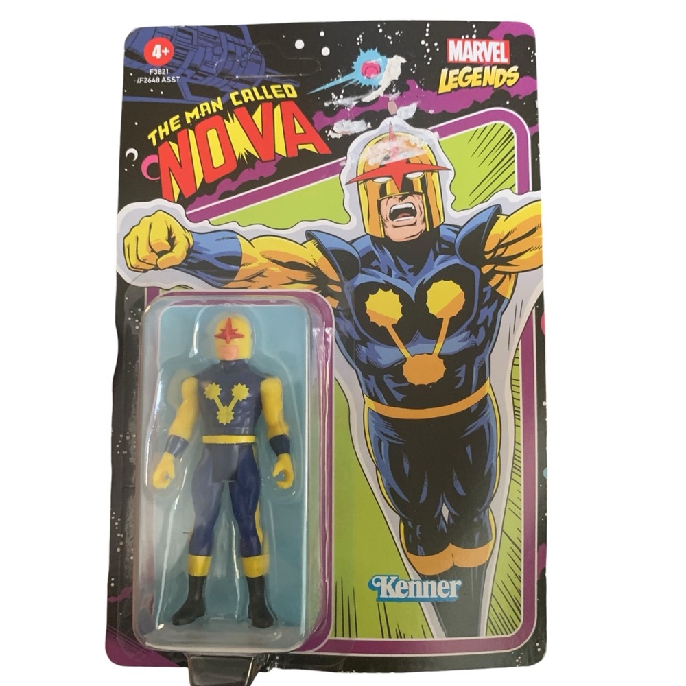Marvel Legends Retro Collection Nova Action Figure 3.75 Inch Kenner Hasbro F3821